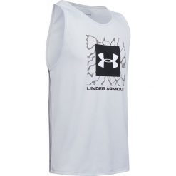 Under Armour Tech™ 2.0 Podkoszulek Biały. Białe podkoszulki męskie Under Armour, l, z nadrukiem, z poliesteru, bez rękawów. Za 137,95 zł.