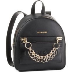 Plecak LOVE MOSCHINO - JC4233PP08KE0000 Nero. Czarne plecaki damskie Love Moschino, bez wzorów, ze skóry ekologicznej, klasyczne. Za 899,00 zł.