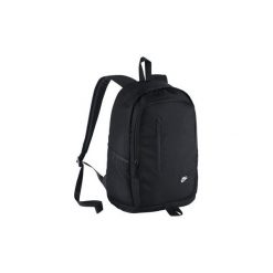 Plecak Szkolny Sportowy Nike Na Laptop Czarny Acces. Czarne plecaki męskie marki Nike, bez wzorów, z poliesteru, sportowe. Za 109,90 zł.