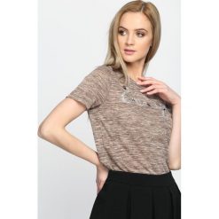 T-shirty damskie: Khaki T-shirt I See You