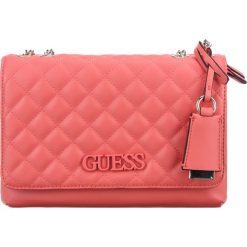 Guess Elliana Cross body bag Czerwony. Czerwone torebki klasyczne damskie Guess, w paski, z poliesteru, bez dodatków. Za 576,95 zł.