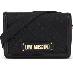 Love Moschino Cross body bag Czarny. Czarne torebki klasyczne damskie Love Moschino, w paski, z materiału, bez dodatków. Za 800,95 zł.