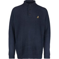 Swetry klasyczne męskie: Kangol AXMAR Sweter denim marl
