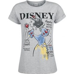 Królewna Śnieżka Cover Koszulka damska odcienie szarego. Szare t-shirty damskie marki Królewna Śnieżka, s, z nadrukiem, z okrągłym kołnierzem. Za 42,90 zł.