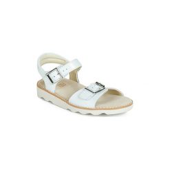 Sandały Dziecko Clarks Crown Bloom K. Białe sandały dziewczęce Clarks, bez zapięcia. Za 239,00 zł.