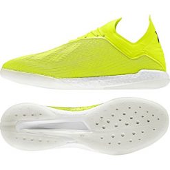 Buty piłkarskie adidas X Tango 18.1 Tr M DB2280. Żółte buty sportowe męskie Adidas, z gumy, bez zapięcia, do piłki nożnej. W wyprzedaży za 459,00 zł.