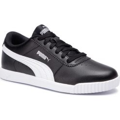 Sneakersy PUMA - Carina Slim SL 370548 01 Puma Black/Puma White. Czarne półbuty damskie Puma, ze skóry ekologicznej. W wyprzedaży za 149,99 zł.