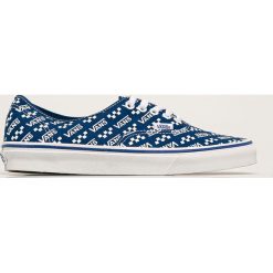 Vans - Tenisówki. Niebieskie trampki męskie Vans, bez wzorów, z materiału, bez zapięcia. Za 299,90 zł.