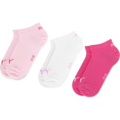 Zestaw 3 par niskich skarpet damskich PUMA - 261080001 Pink Lady 422. Różowe skarpetki damskie Puma, bez wzorów, z elastanu. Za 39,99 zł.