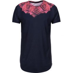 T-shirty męskie: SIKSILK ROSE CURVED HEM TEE Tshirt z nadrukiem black