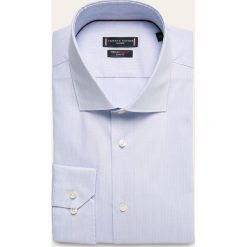 Tommy Hilfiger Tailored - Koszula. Niebieskie koszule męskie Tommy Hilfiger Tailored, bez wzorów, z elastanu, eleganckie, z klasycznym kołnierzykiem, z długim rękawem. W wyprzedaży za 269,90 zł.