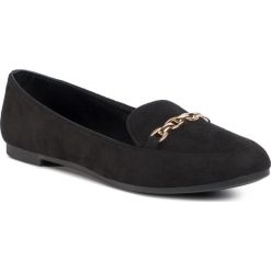 Lordsy BASSANO - WF19047-02 Black. Czarne półbuty damskie Bassano, ze skóry ekologicznej, bez obcasa, na obcasie. Za 49,99 zł.