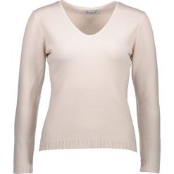 Sweter w kolorze kremowym. Białe swetry damskie marki Cashmere & Jackets, s, bez wzorów, z kaszmiru, bez rękawów, bez kaptura. W wyprzedaży za 137,95 zł.