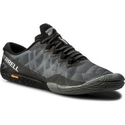 Buty MERRELL - Vapor Glove 3 J12674 Black/Silver. Szare buty sportowe damskie Merrell, bez wzorów, z tworzywa sztucznego, sportowe, do biegania. W wyprzedaży za 229,00 zł.