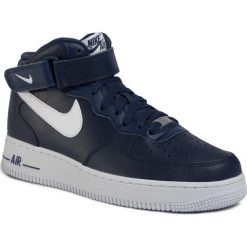 Buty NIKE - Air Force 1 Mid '07 An20 CK4370 400 Midnight Navy/White. Niebieskie sneakersy męskie Nike, bez wzorów, ze skóry, bez zapięcia. Za 469,00 zł.