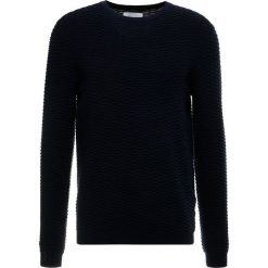 Samsøe & Samsøe NEGIL Sweter dark sapphire. Niebieskie swetry klasyczne męskie Samsøe & Samsøe, m, z bawełny. Za 419,00 zł.