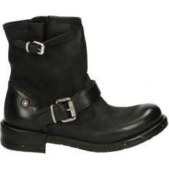 Botki - RE08F N-V NER. Czarne botki damskie skórzane Venezia. Za 499,00 zł.
