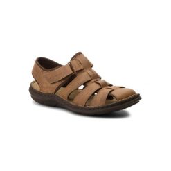 LASOCKI FOR MEN MI07-A426-A282-28. Niebieskie sandały męskie Lasocki For Men, ze skóry, bez zapięcia. Za 149,99 zł.
