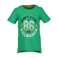 Blue Seven Koszulka Chłopięca Z Nadrukiem 104 Zielona. Niebieskie t-shirty chłopięce Blue Seven, z nadrukiem, z elastanu, bez rękawów. Za 39,00 zł.