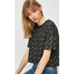 Reebok Classic - Top. Czarne topy damskie Reebok Classic, s, bez wzorów, z bawełny, z okrągłym kołnierzem. W wyprzedaży za 99,90 zł.