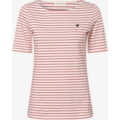 Marc O'Polo - T-shirt damski, biały. Białe t-shirty damskie xs, w paski, polo. Za 99,95 zł.