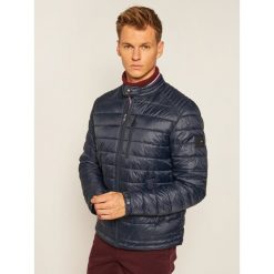 Kurtka puchowa TOMMY HILFIGER Caf+Racer MW0MW13739. Niebieskie kurtki męskie TOMMY HILFIGER, m, bez wzorów, z puchu, bez kaptura. Za 1049,00 zł.
