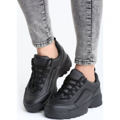 Czarne Sneakersy Get This. Czarne sneakersy damskie vices, z materiału. Za 89,99 zł.
