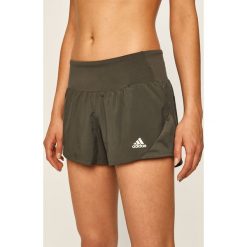 Adidas Performance - Szorty. Szare spodenki sportowe damskie adidas Performance, s, bez wzorów, z elastanu, sportowe. Za 99,90 zł.