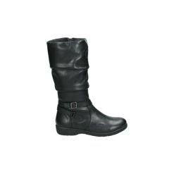 Kozaki Kangaroos 9020-11. Czarne buty zimowe damskie marki KangaROOS. Za 461,49 zł.