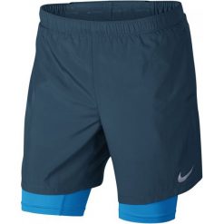 Spodenki i szorty męskie: Nike Szorty Męskie M Nk Chllgr 2In1 Short 7in Blue Force Equator Blue S