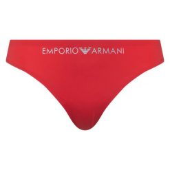 Figi brazylijskie Emporio Armani Underwear 162948 0P284 00074. Czerwone figi damskie Emporio Armani Underwear, xl, bez wzorów, z elastanu. W wyprzedaży za 109,00 zł.