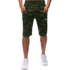 Spodenki i szorty męskie: Spodenki dresowe męskie woodland camo (sx0607)