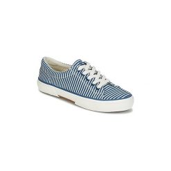 Buty Lauren Ralph Lauren JOLIE. Niebieskie trampki i tenisówki damskie marki Lauren Ralph Lauren, bez wzorów, bez zapięcia. Za 279,20 zł.