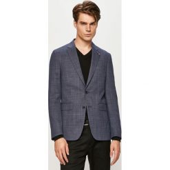 Tommy Hilfiger Tailored - Marynarka. Niebieskie garnitury męskie Tommy Hilfiger Tailored, bez wzorów, z elastanu. Za 1499,00 zł.