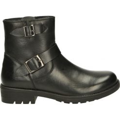 Botki - PRF7307 CA BL. Brązowe botki damskie skórzane marki Venezia. Za 199,00 zł.