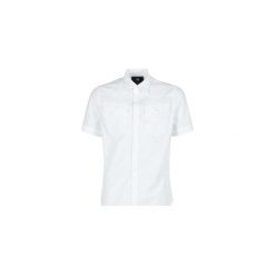 Koszule z krótkim rękawem G-Star Raw 3301 SHIRT. Białe koszule męskie G-Star RAW, s, bez wzorów, retro, bez kołnierzyka, z krótkim rękawem. Za 279,20 zł.