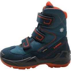 Lowa MILO GORETEX Śniegowce petrol/orange. Zielone buty zimowe damskie Lowa, z gore-texu. W wyprzedaży za 272,35 zł.