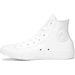 Converse Chuck Taylor All Star Hi Tenisówki Biały. Białe trampki męskie Converse, bez wzorów, ze skóry, retro, bez zapięcia. Za 412,95 zł.