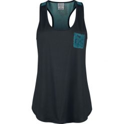 Topy damskie: Supernatural Logo Top damski czarny/turkusowy