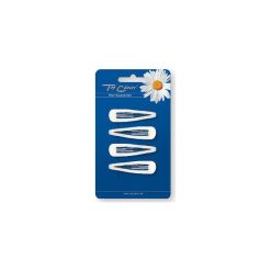 TOP CHOICE White Spinki "pyk"4szt 23064. Białe ozdoby do włosów TOP CHOICE. Za 2,38 zł.