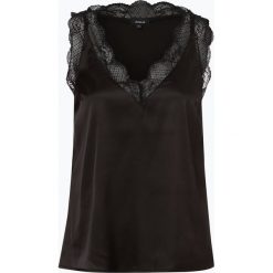 Aygill's - Top damski, czarny. Czarne topy damskie Aygill's, s, w koronkowe wzory, z satyny, bez kołnierzyka. Za 59,95 zł.