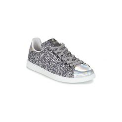 Buty Victoria DEPORTIVO BASKET GLITTER. Szare trampki i tenisówki damskie Victoria, bez wzorów, bez zapięcia. Za 299,00 zł.