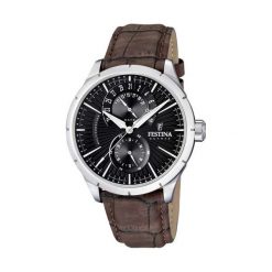 Festina F16573-4 - Kupuj tylko oryginalne produkty w autoryzowanym sklepie. Czarne zegarki męskie marki Festina. Za 404,00 zł.