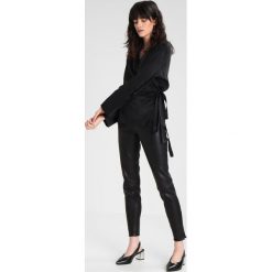 Bluzki damskie: Topshop BOUTIQUE WIDE WRAP BLOUSE Bluzka black
