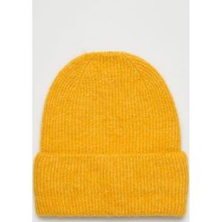 Pieces - Czapka Josefine. Pomarańczowe czapki damskie Pieces, na zimę. Za 89,90 zł.
