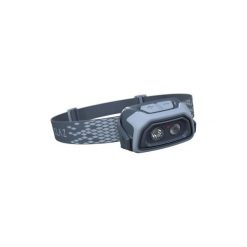 Lampka czołówka trekkingowa TREK 500 USB - 200 lm. Szare plecaki męskie FORCLAZ, bez wzorów, z poliesteru. Za 79,99 zł.