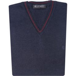 Grafitowy sweter męski SLIM SW4. Szare swetry męskie s, z bawełny, casualowe. Za 117,00 zł.