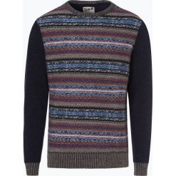 DENIM by Nils Sundström - Sweter męski, niebieski. Niebieskie swetry klasyczne męskie marki DENIM by Nils Sundström, l, z denimu. Za 229,95 zł.
