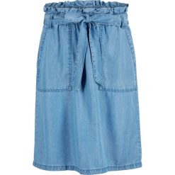 Spódnica "paperbag" przyjazna dla środowiska, Lyocell TENCEL™ bonprix jasnoniebieski "bleached". Niebieskie spódniczki damskie bonprix, na lato, bez wzorów, z lyocellu. Za 64,99 zł.