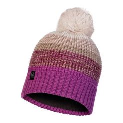 Czapka w kolorze różowo-beżowym. Różowe czapki damskie Buff, z materiału. W wyprzedaży za 89,95 zł.
